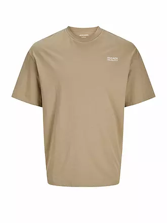 JACK & JONES | T-Shirt JJEAMES | hellbraun